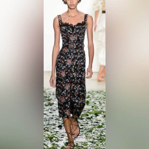 Brock Collection Dresses & Skirts - 2018 BROCK COLLECTION 100% SILK Floral dress- BEAUTIFUL! Size 4